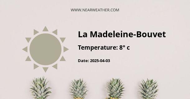 Weather in La Madeleine-Bouvet