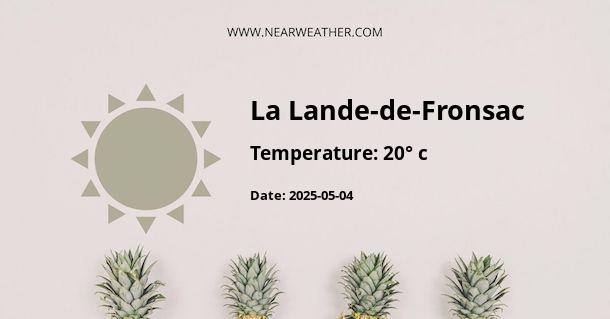 Weather in La Lande-de-Fronsac