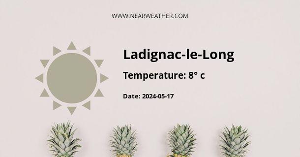 Weather in Ladignac-le-Long