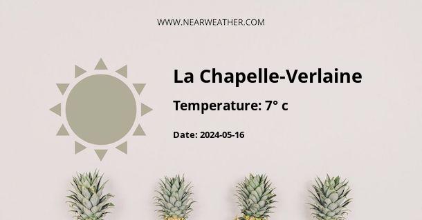 Weather in La Chapelle-Verlaine