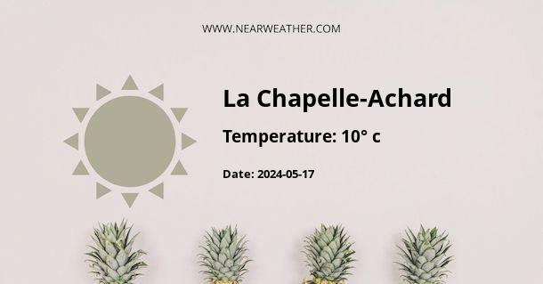 Weather in La Chapelle-Achard