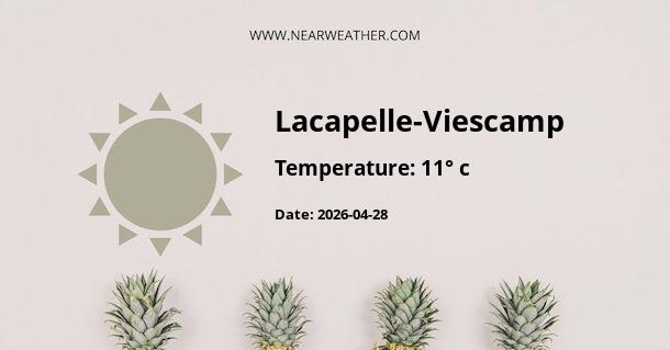 Weather in Lacapelle-Viescamp