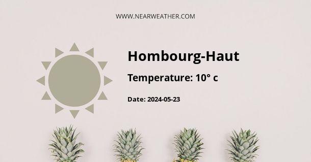 Weather in Hombourg-Haut