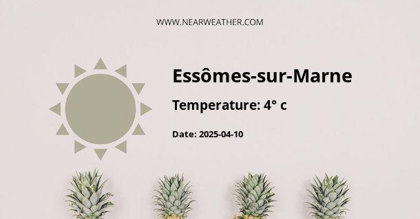 Weather in Essômes-sur-Marne