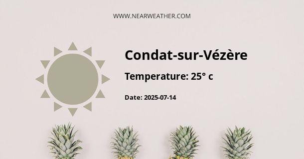 Weather in Condat-sur-Vézère
