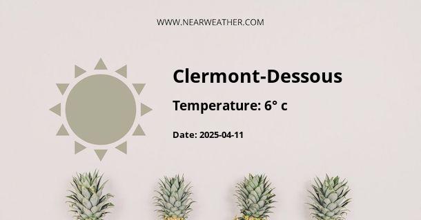 Weather in Clermont-Dessous