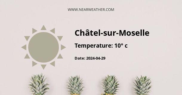 Weather in Châtel-sur-Moselle