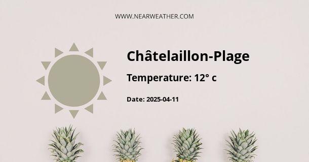 Weather in Châtelaillon-Plage