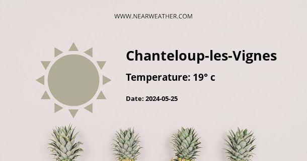 Weather in Chanteloup-les-Vignes