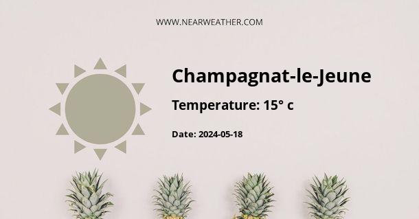 Weather in Champagnat-le-Jeune