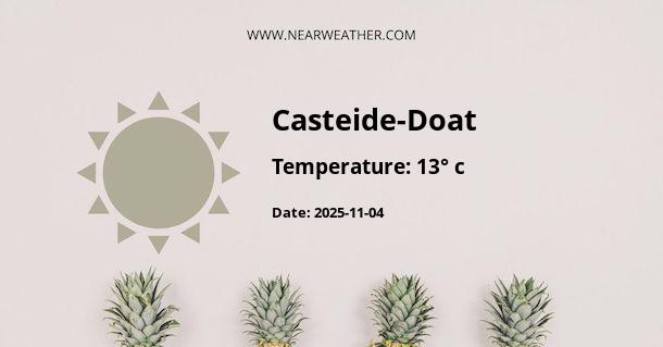 Weather in Casteide-Doat