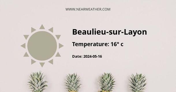 Weather in Beaulieu-sur-Layon