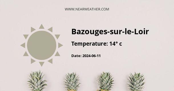 Weather in Bazouges-sur-le-Loir
