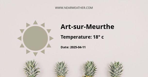 Weather in Art-sur-Meurthe