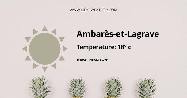 Weather in Ambarès-et-Lagrave