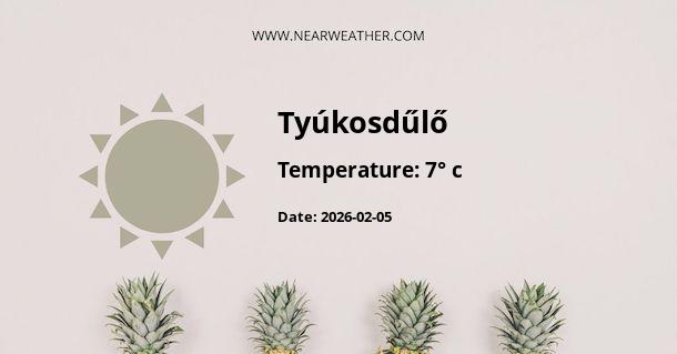 Weather in Tyúkosdűlő