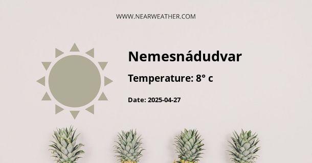 Weather in Nemesnádudvar