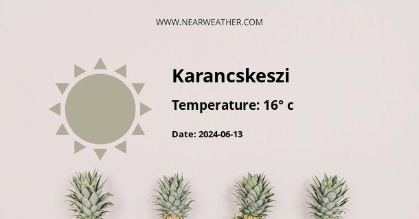 Weather in Karancskeszi