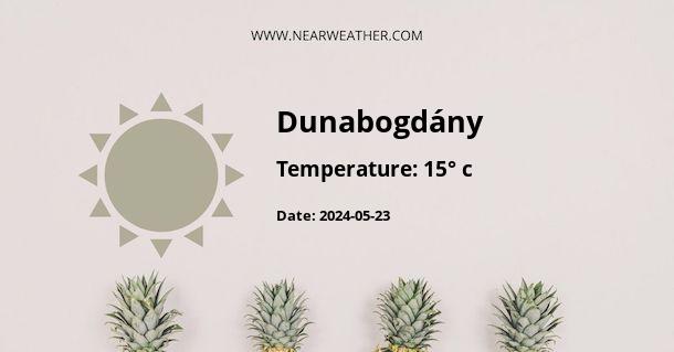 Weather in Dunabogdány