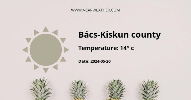 Weather in Bács-Kiskun county