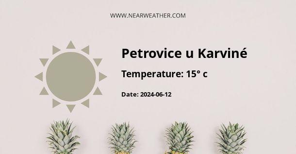 Weather in Petrovice u Karviné