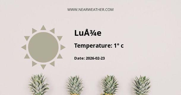 Weather in LuÅ¾e