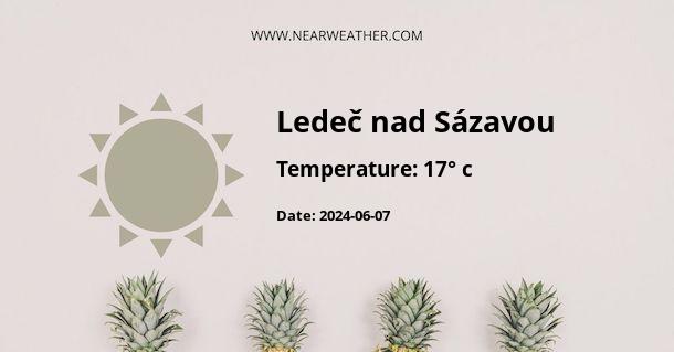 Weather in Ledeč nad Sázavou
