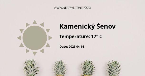 Weather in Kamenický Šenov