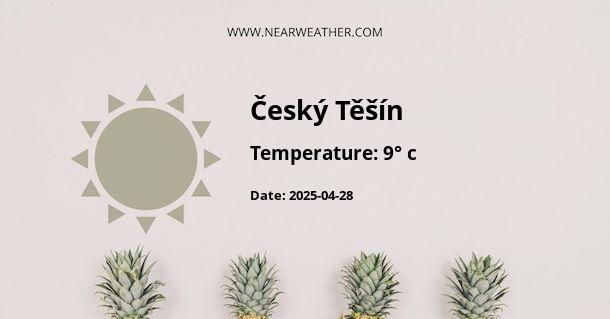 Weather in Český Těšín