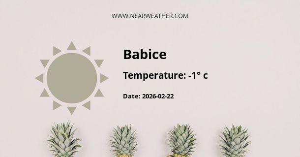 Weather in Babice