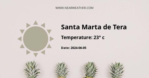 Weather in Santa Marta de Tera
