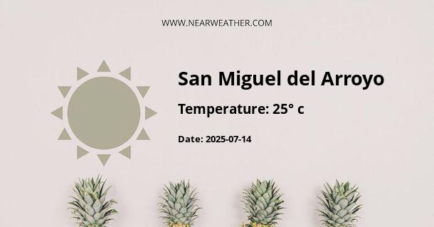 Weather in San Miguel del Arroyo