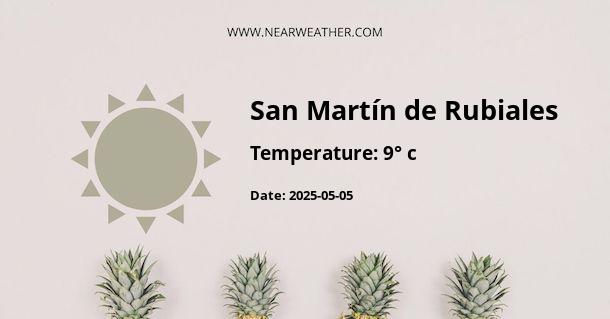 Weather in San Martín de Rubiales