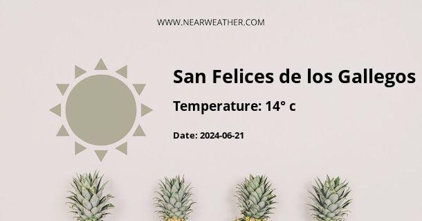 Weather in San Felices de los Gallegos