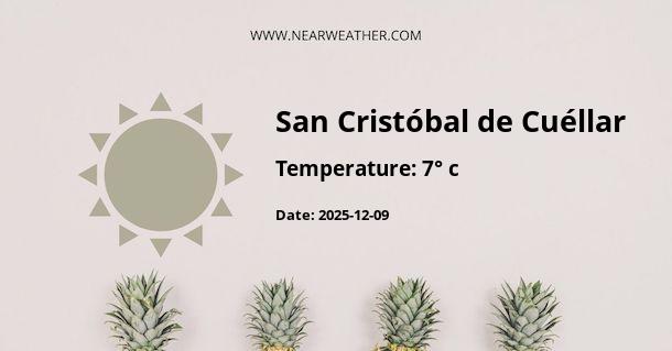 Weather in San Cristóbal de Cuéllar