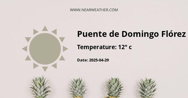 Weather in Puente de Domingo Flórez