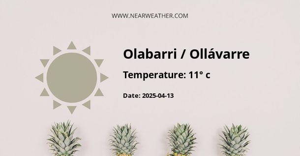 Weather in Olabarri / Ollávarre