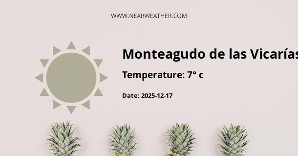 Weather in Monteagudo de las Vicarías