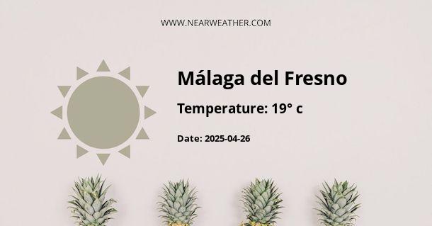 Weather in Málaga del Fresno