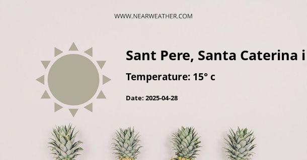 Weather in Sant Pere, Santa Caterina i La Ribera