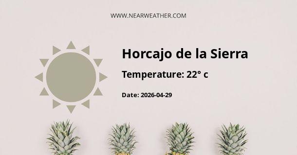 Weather in Horcajo de la Sierra