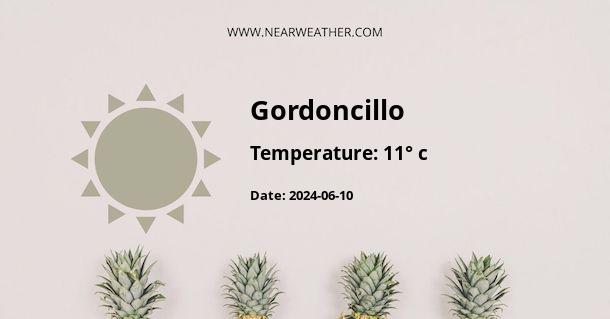 Weather in Gordoncillo