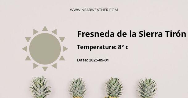 Weather in Fresneda de la Sierra Tirón