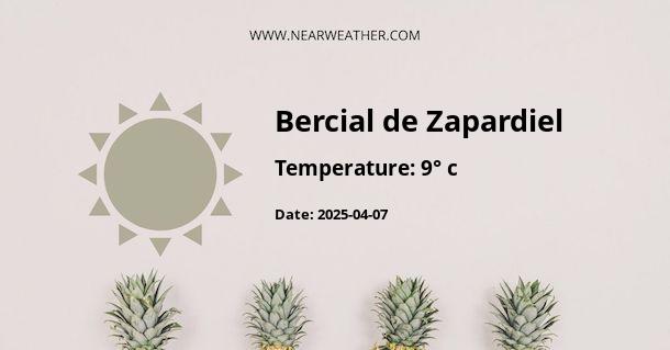 Weather in Bercial de Zapardiel