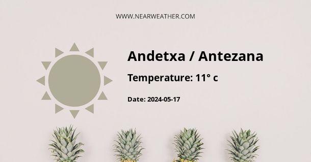 Weather in Andetxa / Antezana
