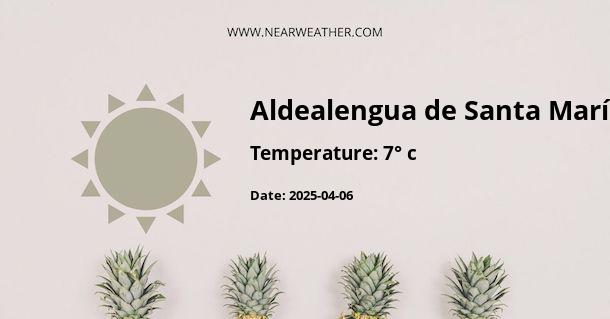 Weather in Aldealengua de Santa María