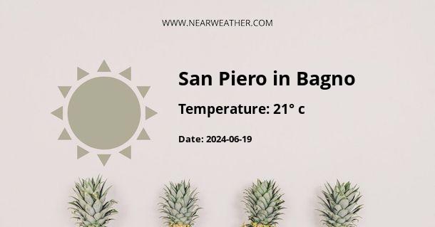 Weather in San Piero in Bagno
