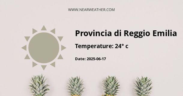 Weather in Provincia di Reggio Emilia