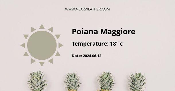 Weather in Poiana Maggiore