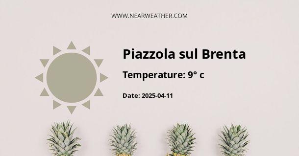 Weather in Piazzola sul Brenta